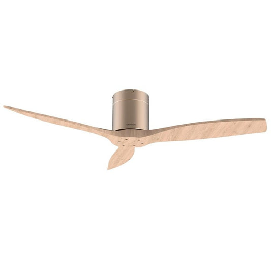Cecotec Ventilador De Techo Sin Luz Energysilence Aero 5500 Aqua Goldwhitewood Connected_0