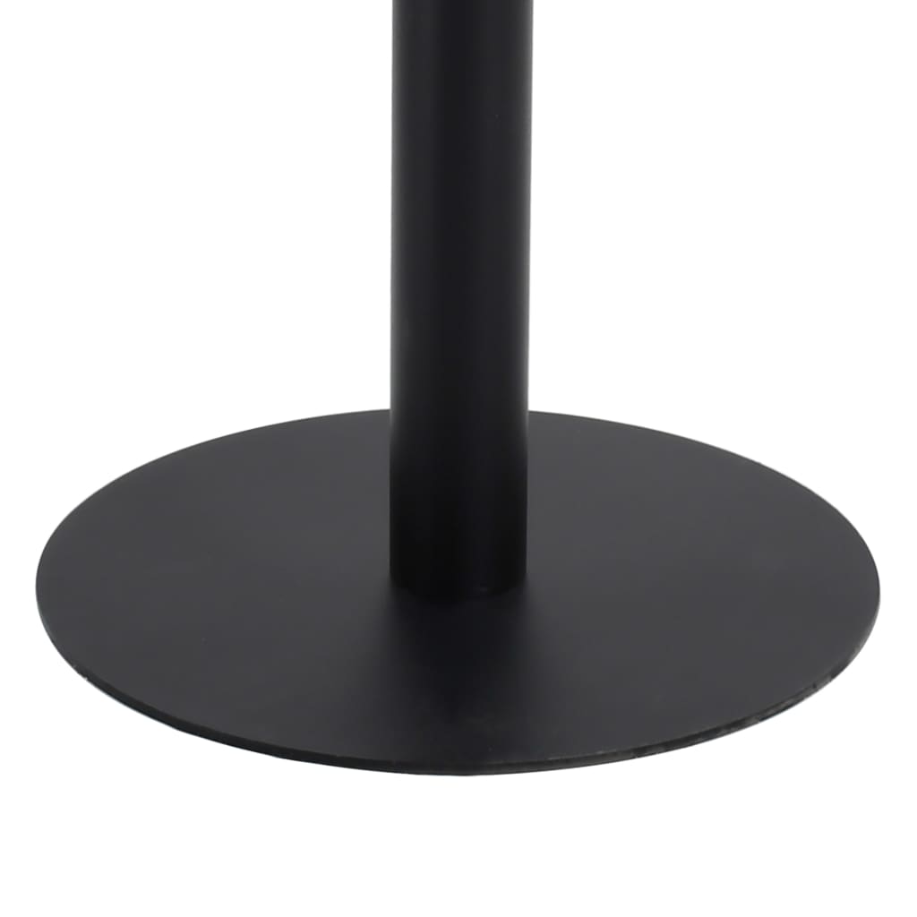Mesa Bistró Mdf Marrón Oscuro 80x80 Cm_3