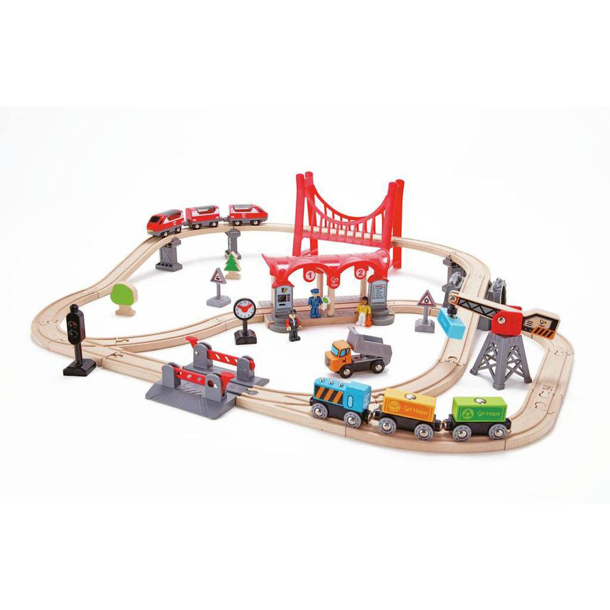 Circuito Tren Busy City Rail Hape_0
