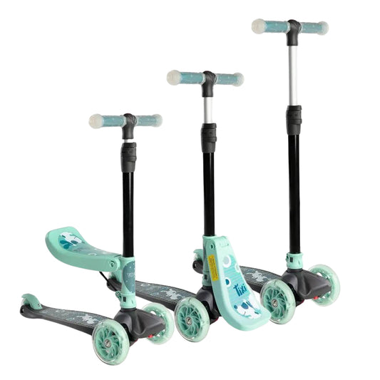 Patinete Tixi Verde Desde 2 A 12 Años_0