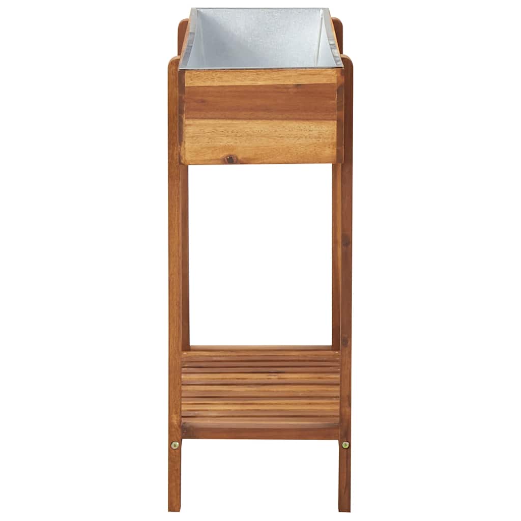 Arriate De Madera Maciza De Acacia Y Zinc_3