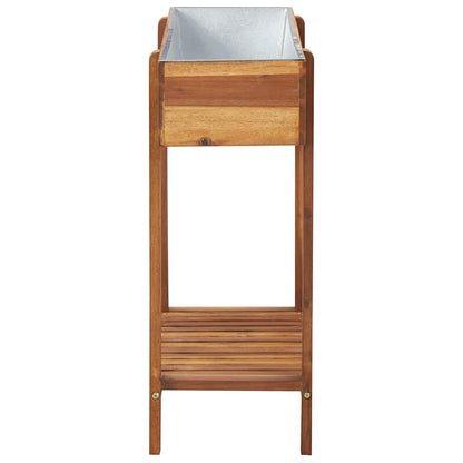 Arriate De Madera Maciza De Acacia Y Zinc_3