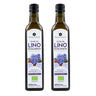 Pack 2x Aceite de Lino prensado en frío ECO Planeta Huerto 500 ml