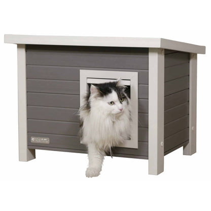 Kerbl Caseta Para Gatos Eco Eli Gris Y Blanco 57x45x43 Cm_3
