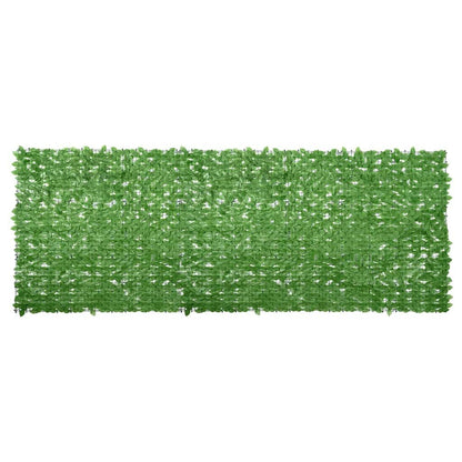 Vidaxl Toldo Para Balcón Con Hojas Verde 400x150 Cm_0