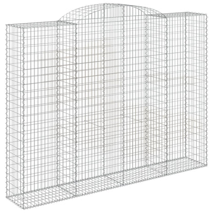 Cestas De Gaviones 7 Uds Forma De Arco Hierro 300x50x220/240 Cm_2