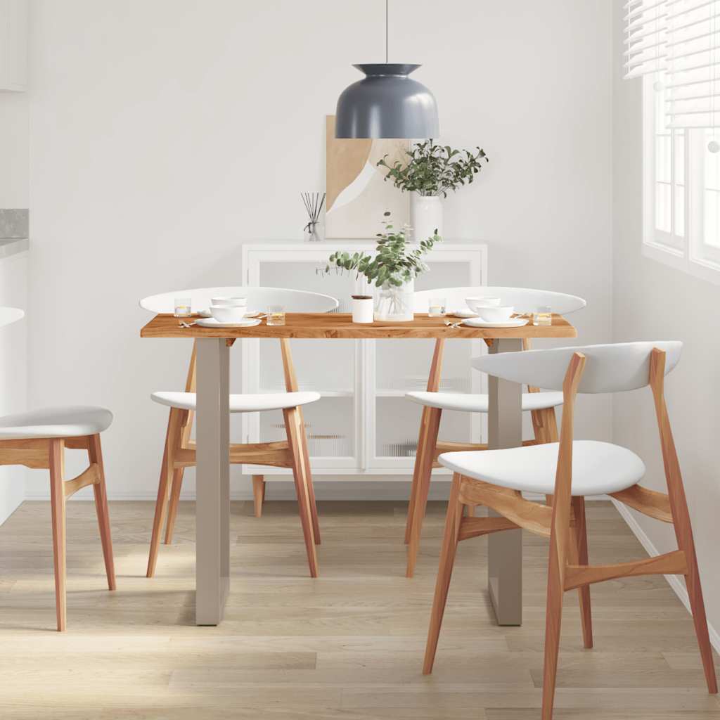 Mesa De Comedor Madera Maciza De Acacia 110x50x76 Cm_1