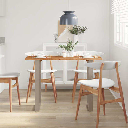 Mesa De Comedor Madera Maciza De Acacia 110x50x76 Cm_1