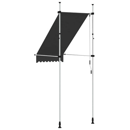 Toldo Retráctil De Operación Manual Gris Antracita 100 Cm_3