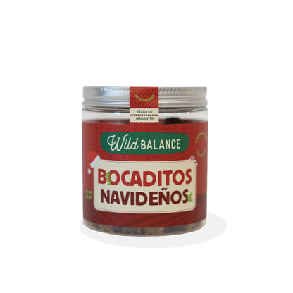 Bocaditos Navideños Wild Balance Snack para perros y gatos