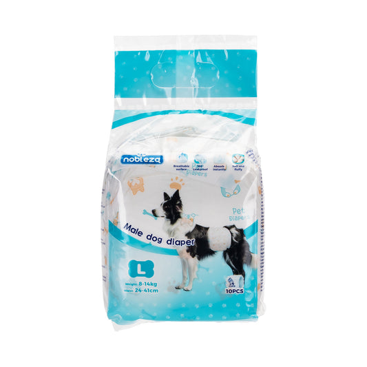 Pañales para perro macho L 10 uds. Nobleza