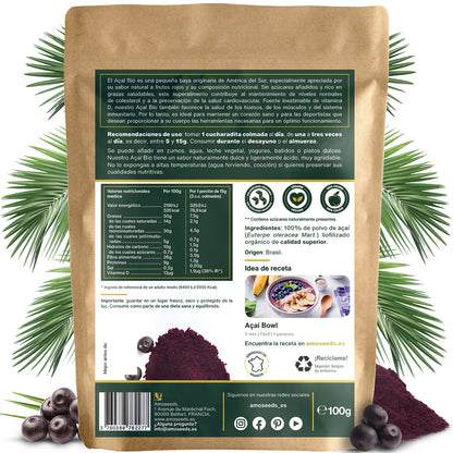 Açaí En Polvo Bio 100g_4