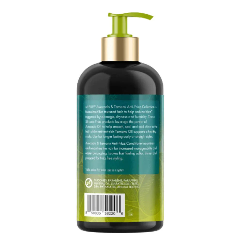 Acondicionador Anti-frizz Aguacate Y Tamanu Mielle Organics 355ml_1