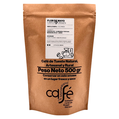 Cafe Sin Intermediarios Café Colombia Flor De Mayo En Grano Para Americana 500 G_0