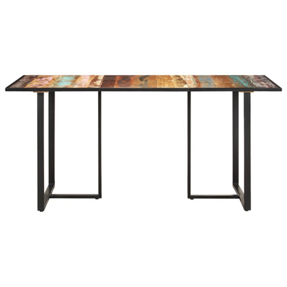 Mesa De Comedor De Madera Maciza Reciclada 160 Cm_0