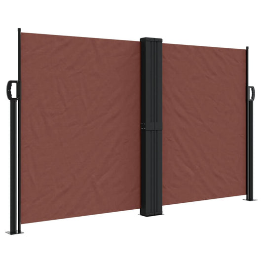 Vidaxl Toldo Lateral Retráctil Marrón 140x1000 Cm_0