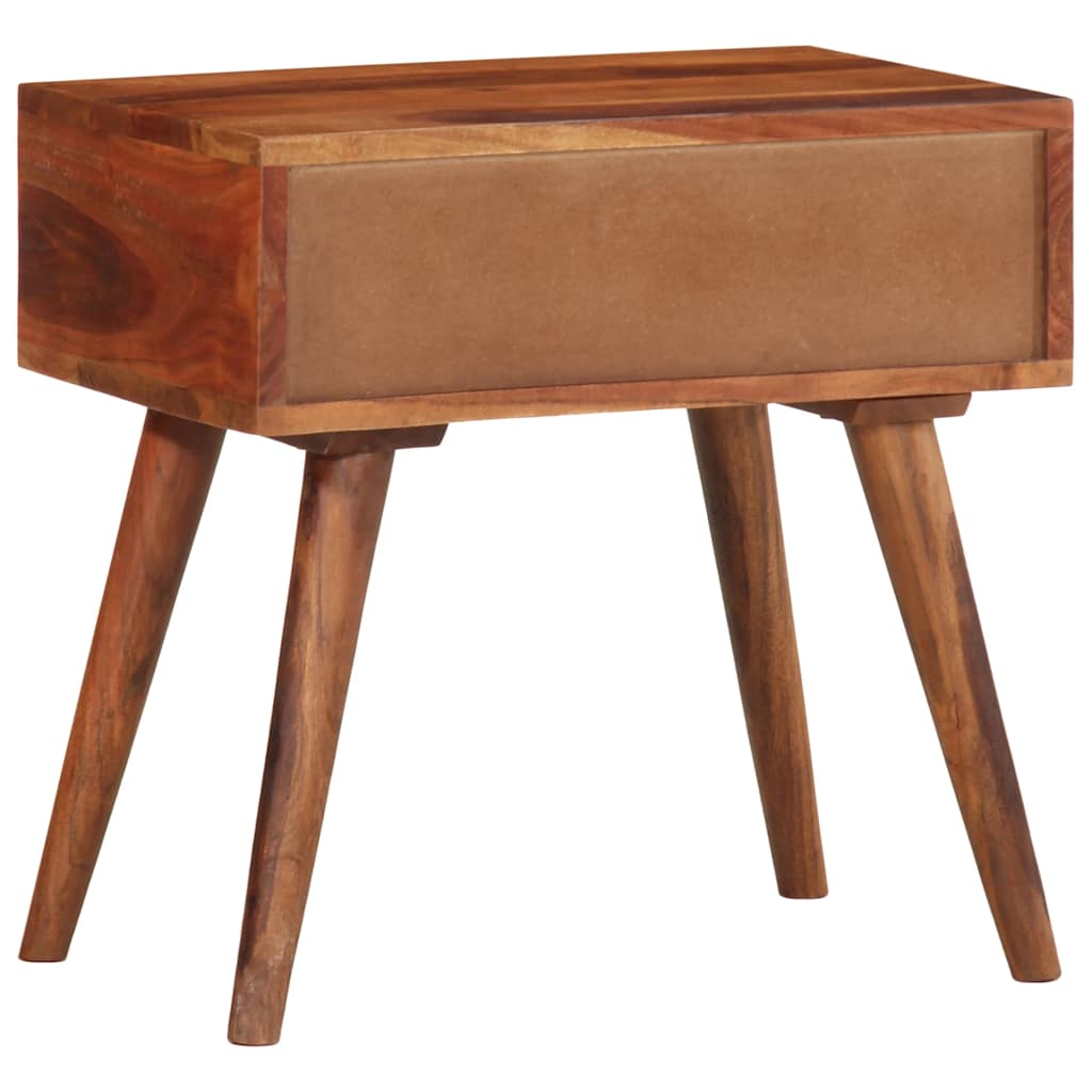 Mesa Auxiliar Madera Maciza Acacia 45x30x45 Cm_3