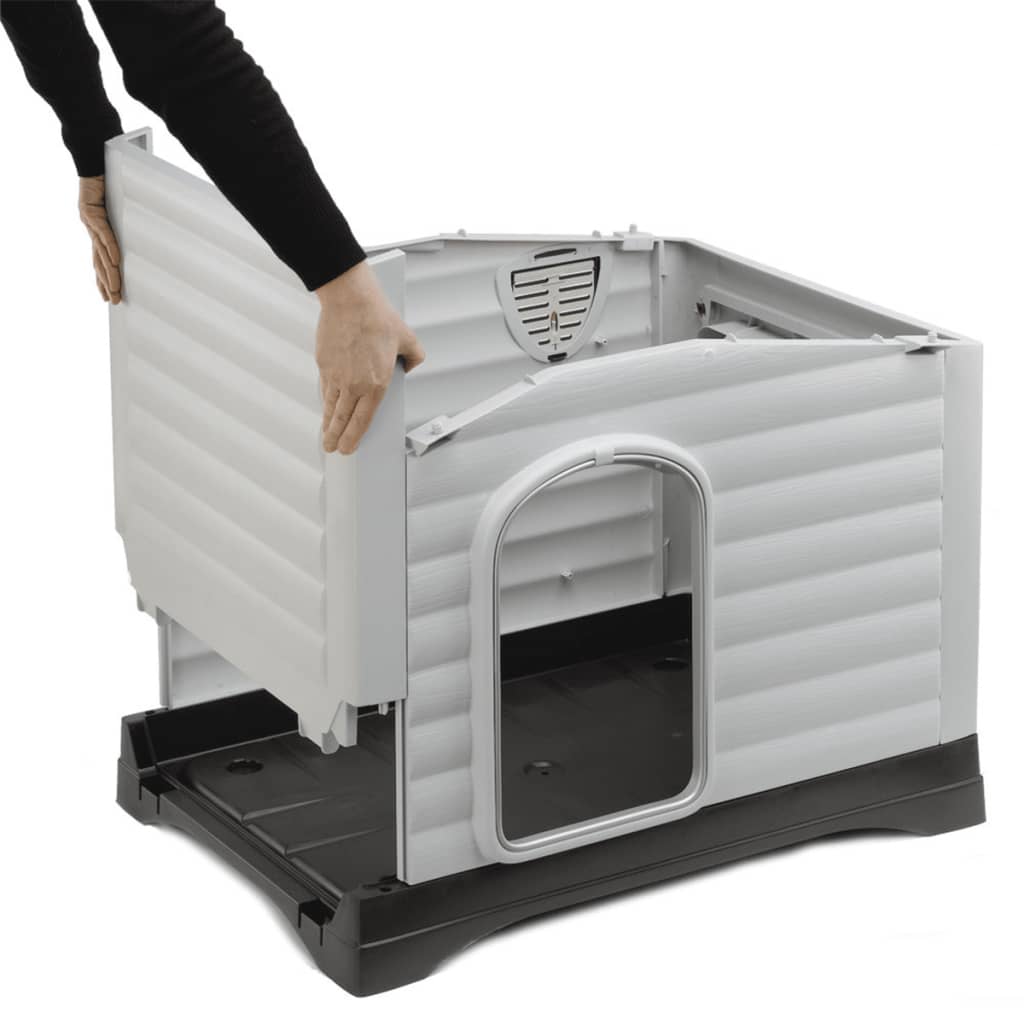 Ferplast Caseta Para Perros Villa 90 Gris 88x72x65 Cm 87255099_4