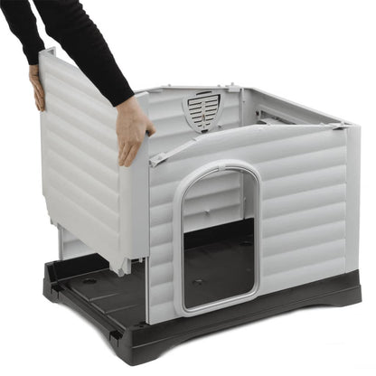 Ferplast Caseta Para Perros Villa 90 Gris 88x72x65 Cm 87255099_4