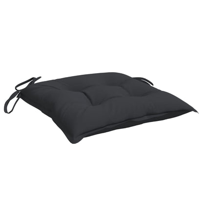 Vidaxl Cojines De Silla De Jardín 2 Uds Tela Oxford Negro 50x50x7 Cm_3