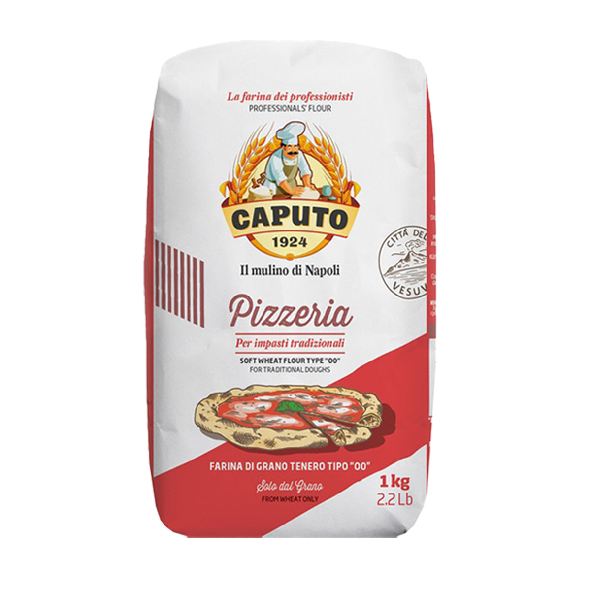 Pack 10 uds Harina Pizzería tipo 00 Caputo 1kg