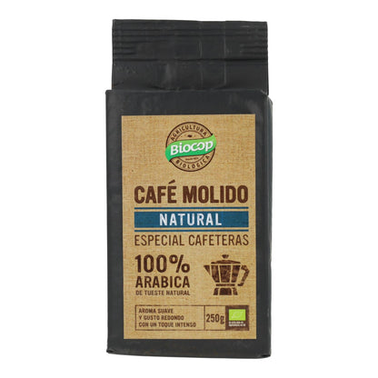 Café Molido 100% Arábica Bio Biocop 250 g