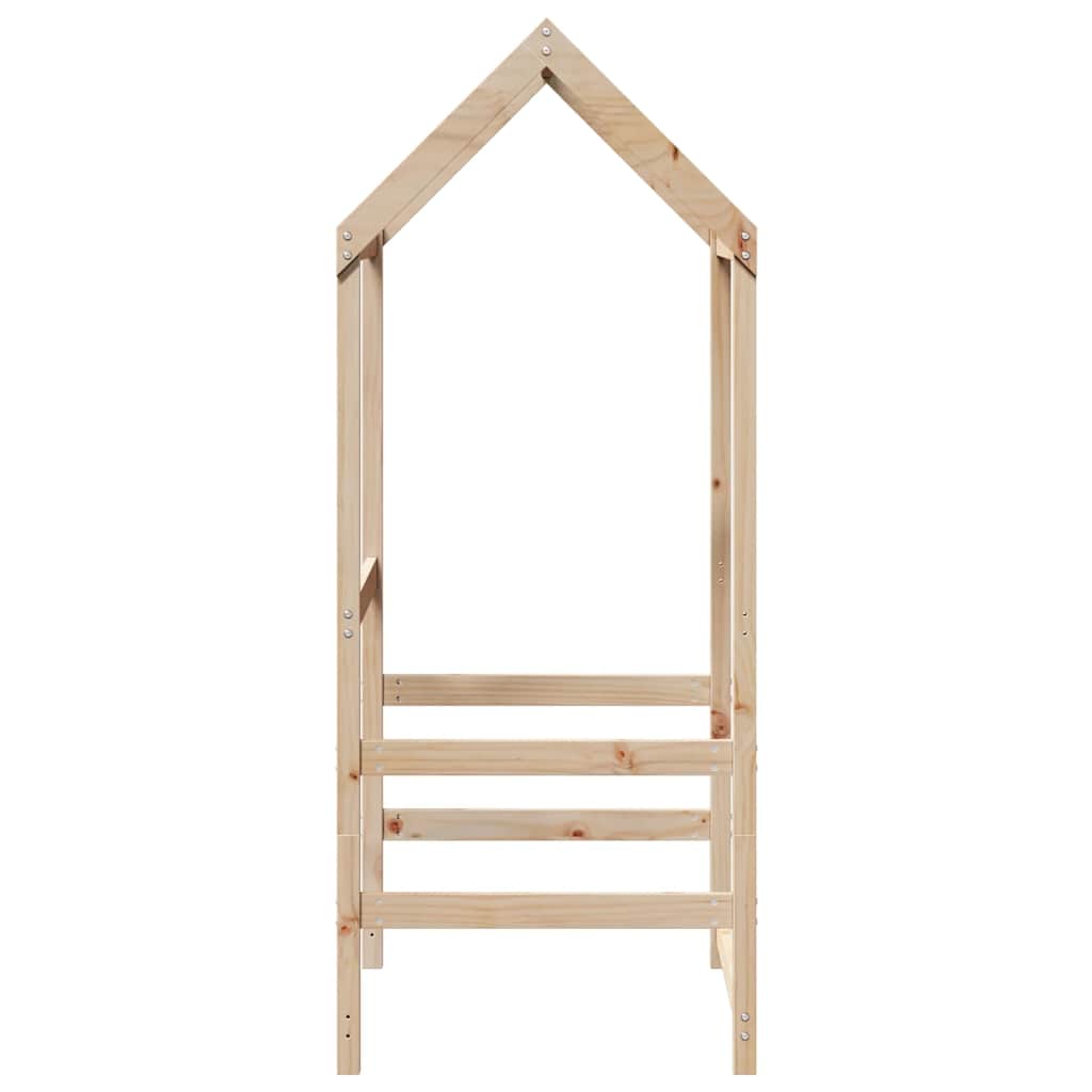 Techo De Cama Infantil Madera Maciza Pino 118x70x176,5 Cm_4