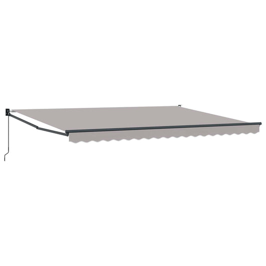 Toldo Retráctil Gris Claro 450 X 300 X 165 Cm_0