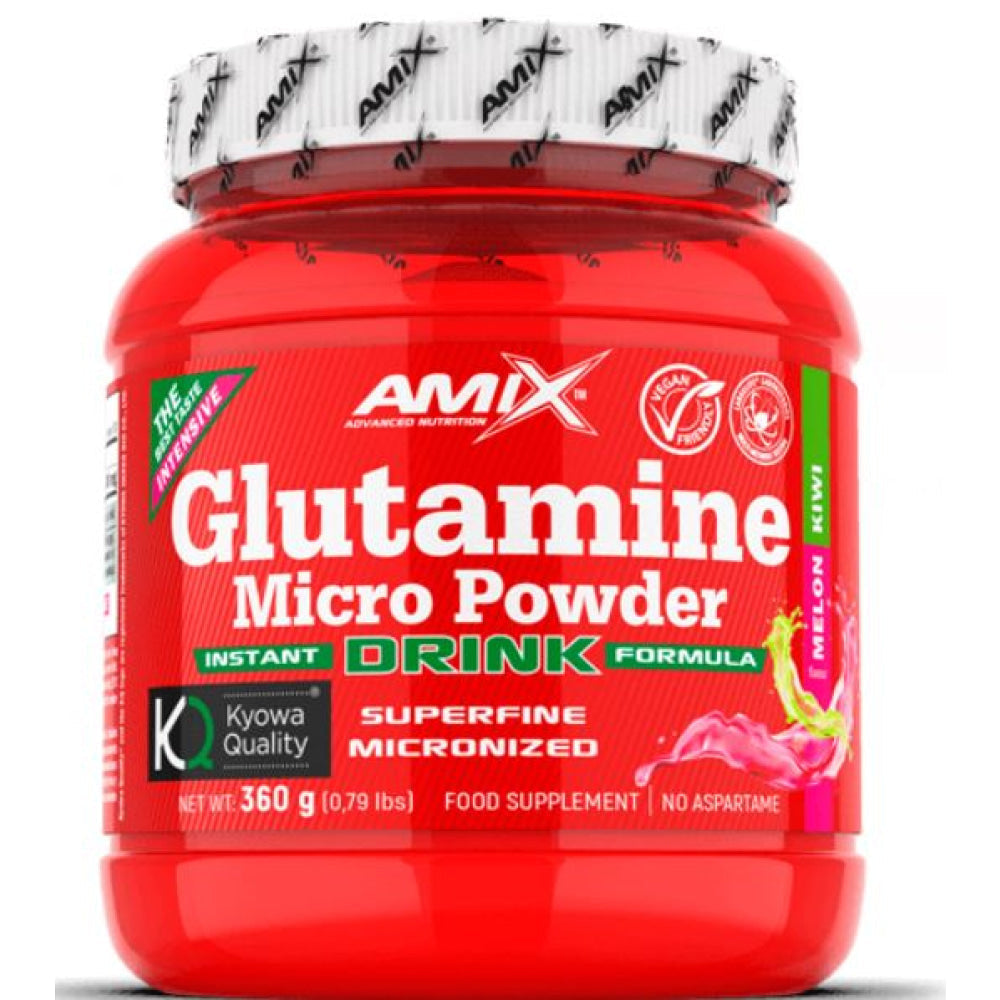 Glutamine Micro Powder Drink 360 Gr Frutas Del Bosque