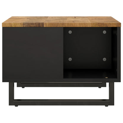 Mesa De Centro De Madera Maciza Mango 60x50x35 Cm_2