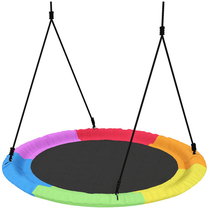 Aiyaplay Columpio Nido Infantil Ø120 Cm Altura Ajustable Carga 300 Kg Multicolor_0