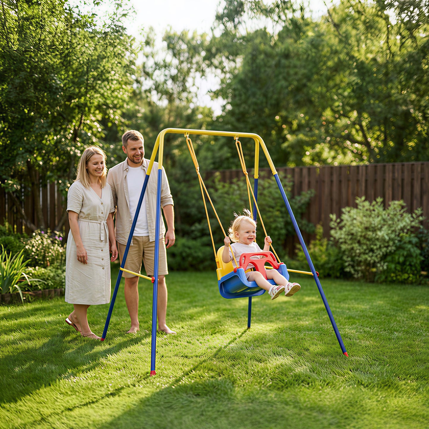 Aiyaplay Estructura De Columpio Infantil Plegable_1