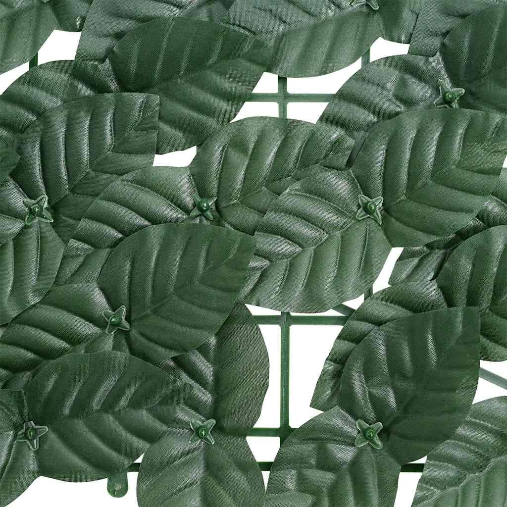 Vidaxl Pantalla De Balcón De Hojas Verde Oscuro 200x75 Cm_3