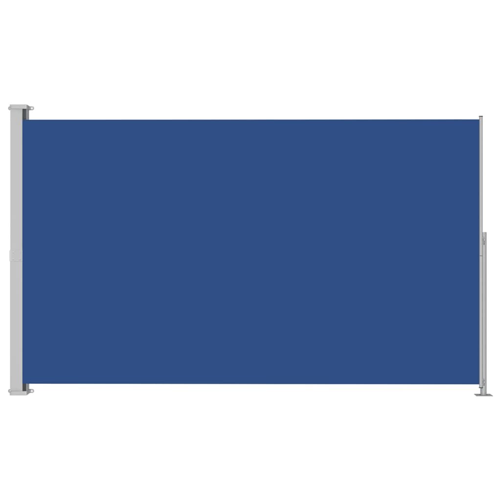 Vidaxl Toldo Lateral Retráctil De Jardín Azul 180x300 Cm_0