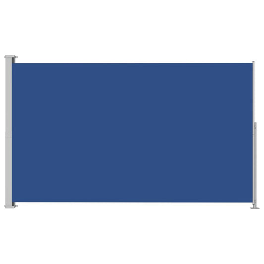 Vidaxl Toldo Lateral Retráctil De Jardín Azul 180x300 Cm_0