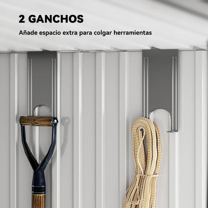 Outsunny Caseta De Jardín Exterior 2 M² 195x122x181_3