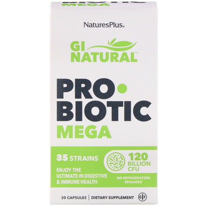 Probiótico Gi Natural Mega Nature's Plus 30 cápsulas
