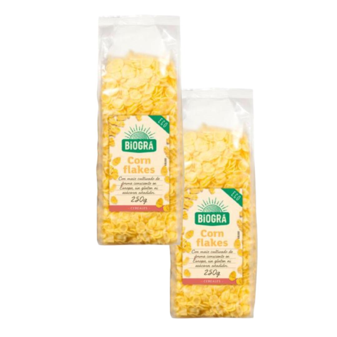 Pack 2x Corn Flakes sin azúcar añadidos Biográ 250 g