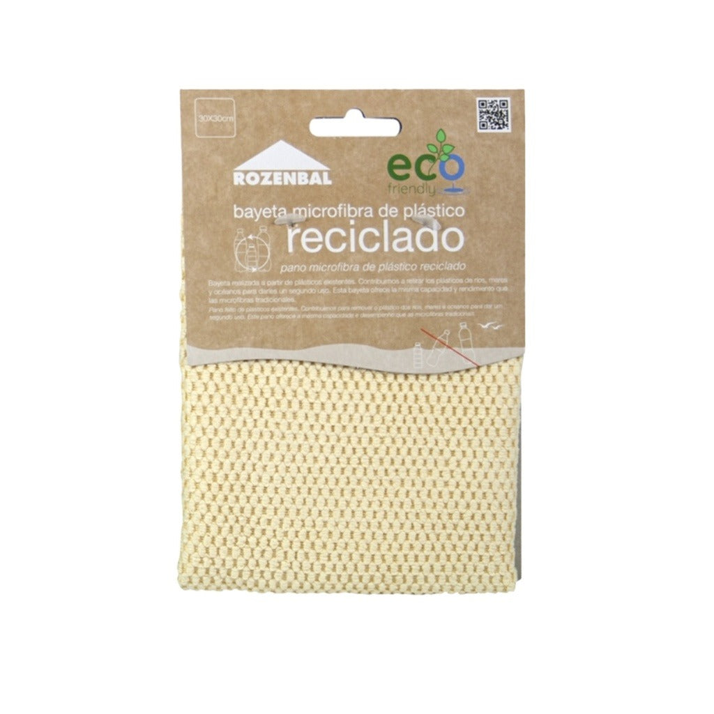 Bayeta PET reciclado microfibra 30 x 30 cm Eco Friendly ROZENBAL
