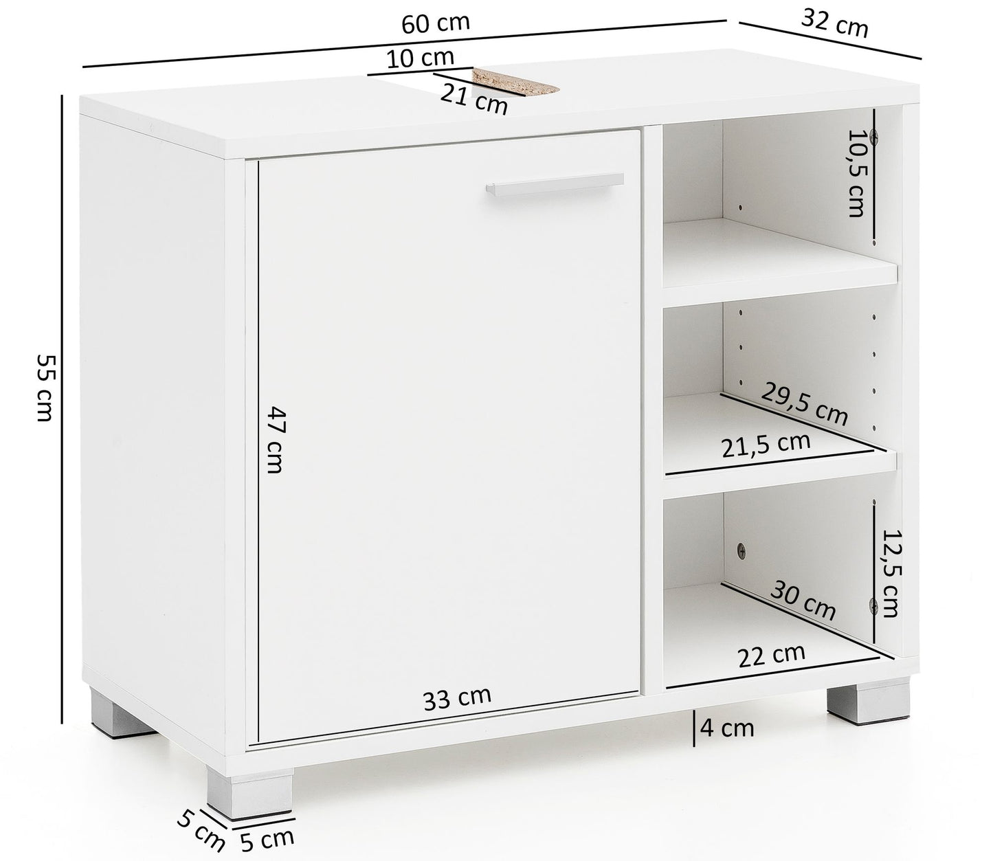 Mueble De Baño Compacto Y Práctico Modelo Wl5.341_3