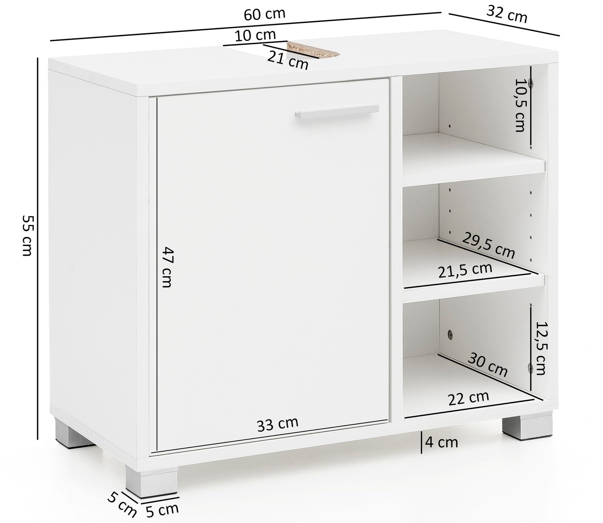Mueble De Baño Compacto Y Práctico Modelo Wl5.341_3