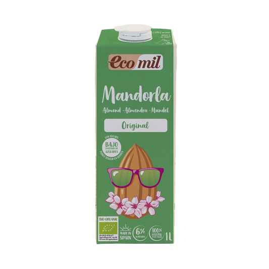 Bebida Vegetal de Almendra endulzada con Ágave BIO EcoMil 1 L
