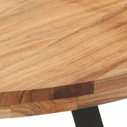 Mesa De Comedor De Madera Maciza De Acacia 80 Cm_1