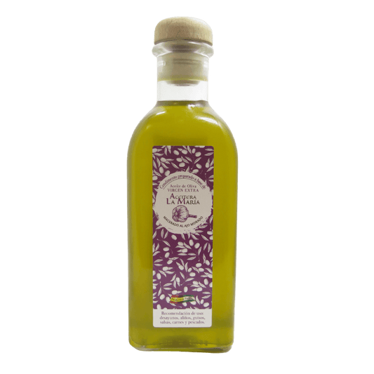 Aceite De Oliva Virgen Extra Macerado Al Ajo Morado 50 Cl Con Vertedor