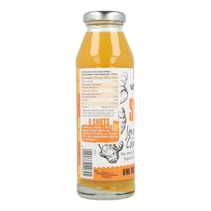SHOT de Jengibre y cúrcuma (naranja, acerola , limón) Novedad Voelkel 280ml