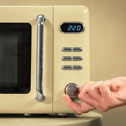 Microondas Digital Con Grill De 20 L Proclean 5110 Retro Yellow. 700 W En 5 Niveles, Temporizador Hasta 60 Mins, 8 Programas Y Modo Descongelación,_1