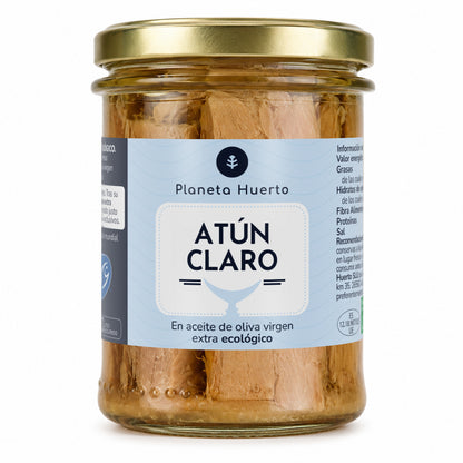 Pack 6x Atún claro MSC en aceite de oliva virgen extra ECO Planeta Huerto 200 g