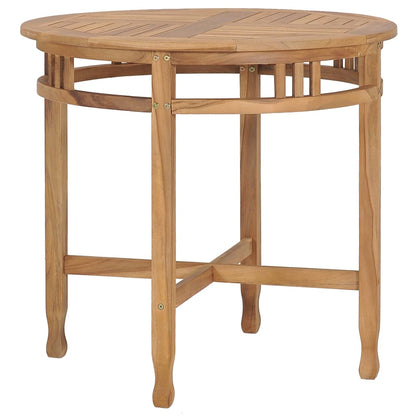 Vidaxl Set De Comedor De Jardín 3 Pzas Y Cojines Madera Maciza De Teca_1