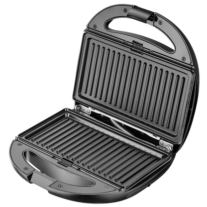 Sandwichera 6 En 1 Gofrera Grill-plancha, Galletas, Bandejas Intercambiables Antiadherentes Camry Cr3057 1200w_5