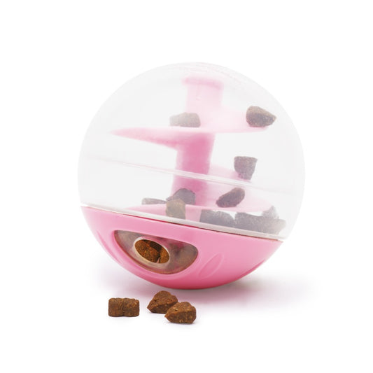 Bola dispensadora de snacks Catit Rosa